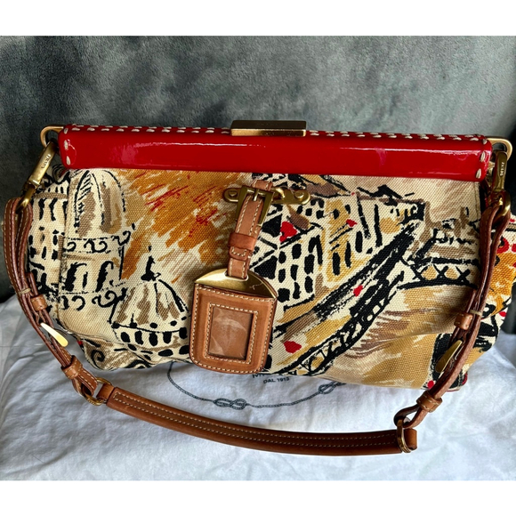 Prada St. Venez Canapa Frame Bag - Picture 1 of 11